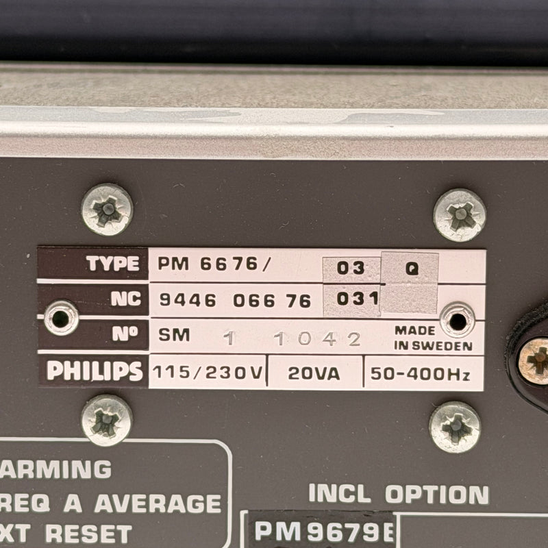 Philips PM 6676 Frequency Counter