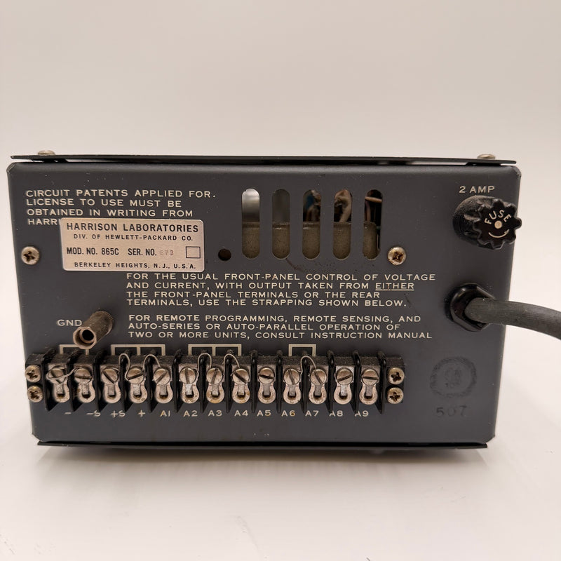 Harrison 865 C Power Supply