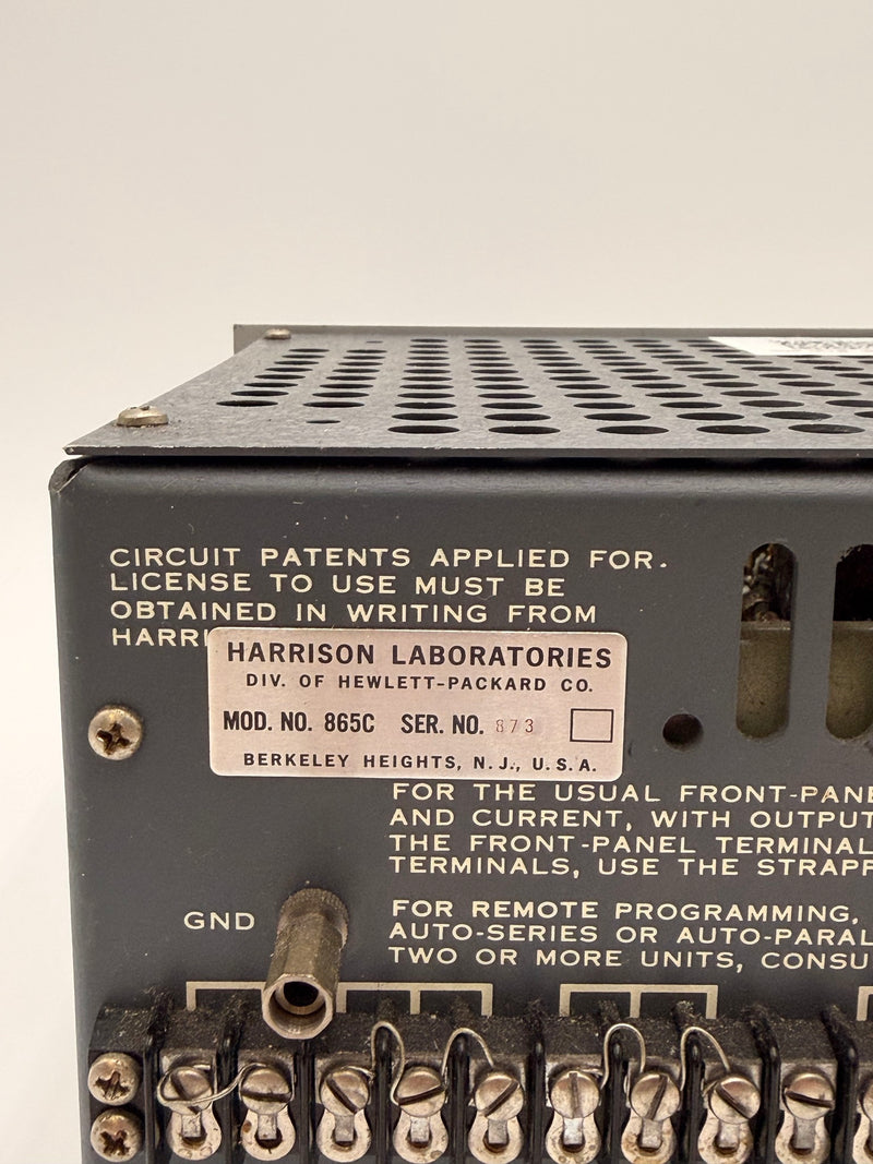 Harrison 865 C Power Supply