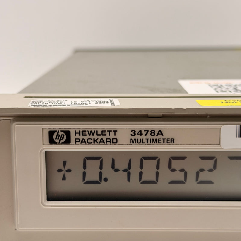 Agilent 3478 A Multimeter