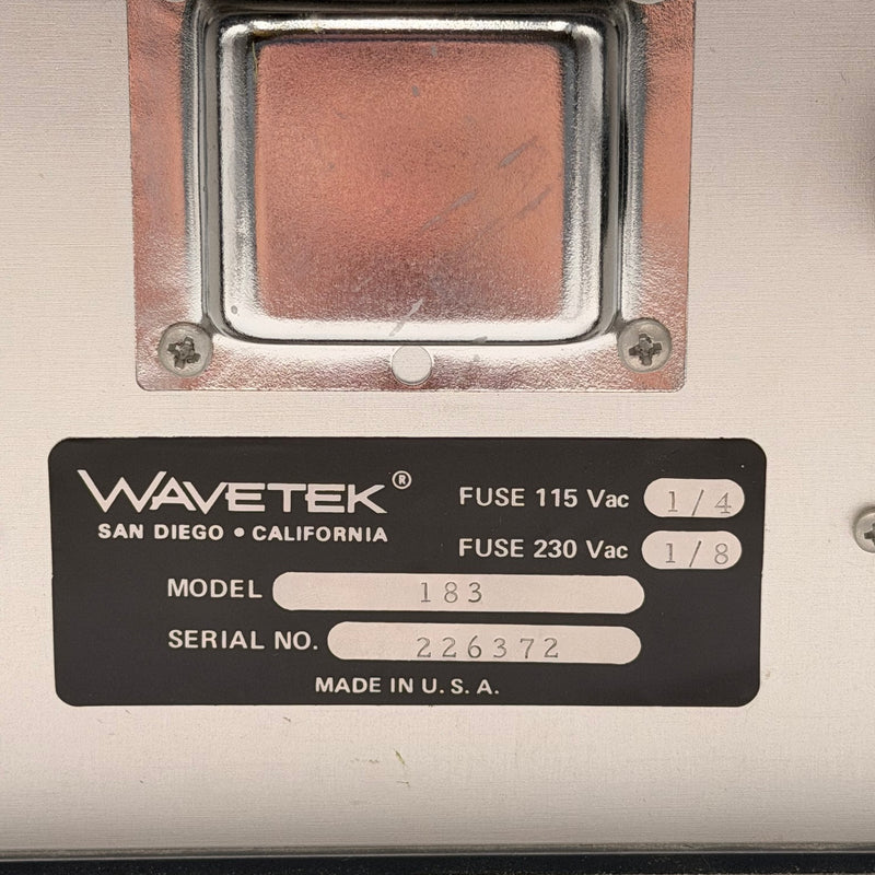 Wavetek 183 Sweep Generator