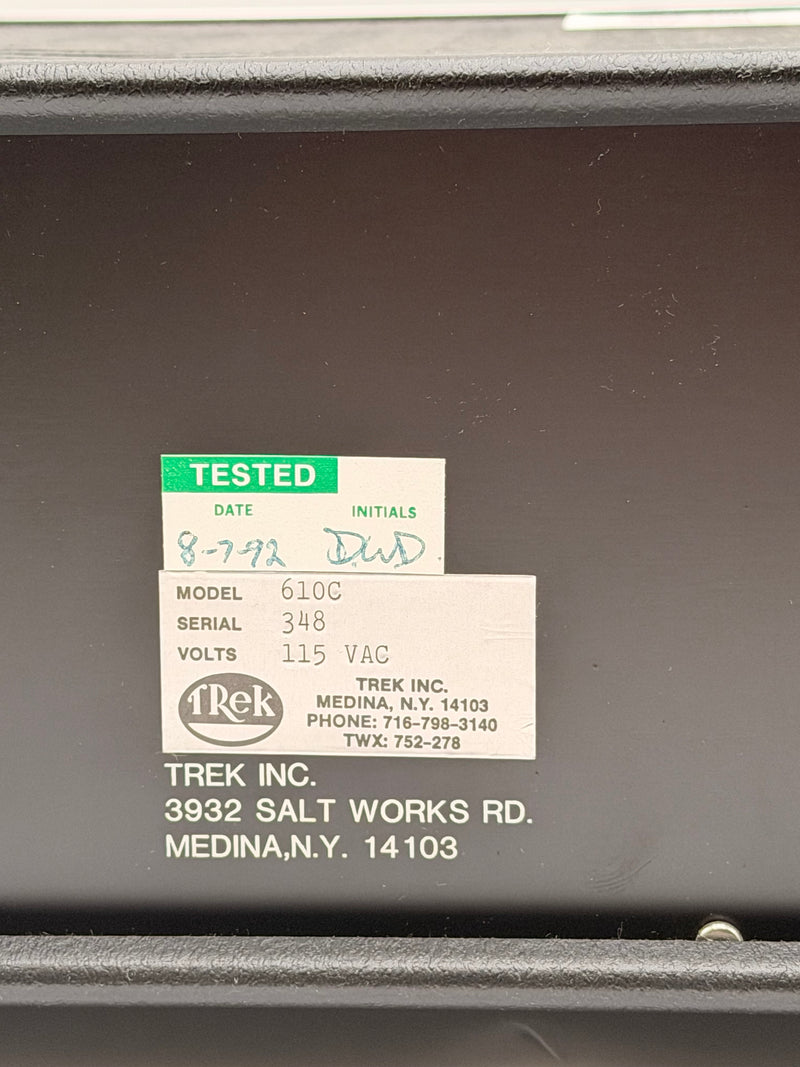 Trek 610 C High Voltage Power Supply / Amplifier Controller