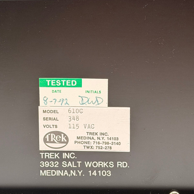 Trek 610 C High Voltage Power Supply / Amplifier Controller