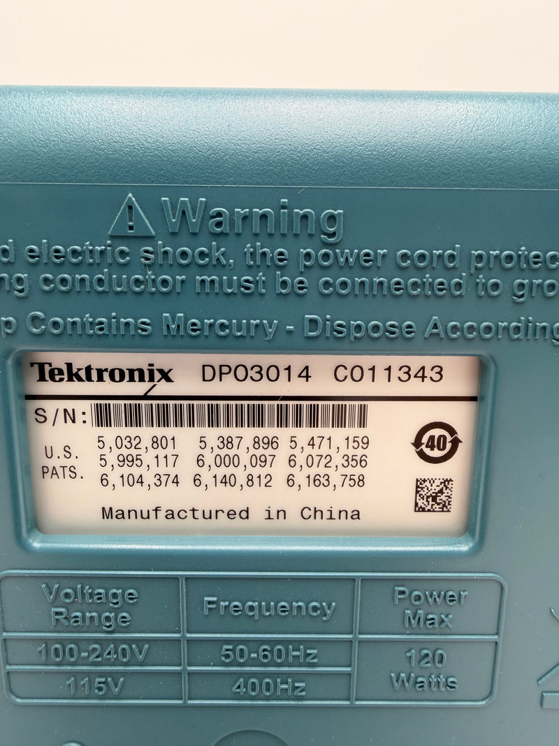 Tektronix DPO 3014 Digital Phosphor Oscilloscope
