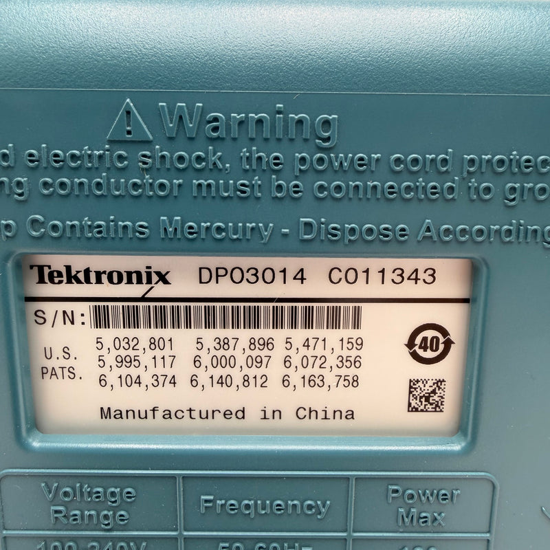 Tektronix DPO 3014 Digital Phosphor Oscilloscope