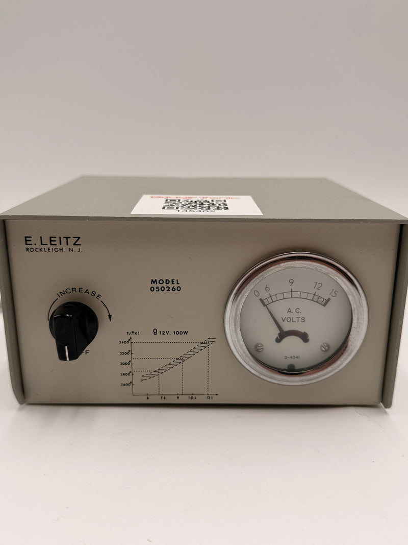 Ernst Leitz Wetzlar 050260 Halogen Light Source System