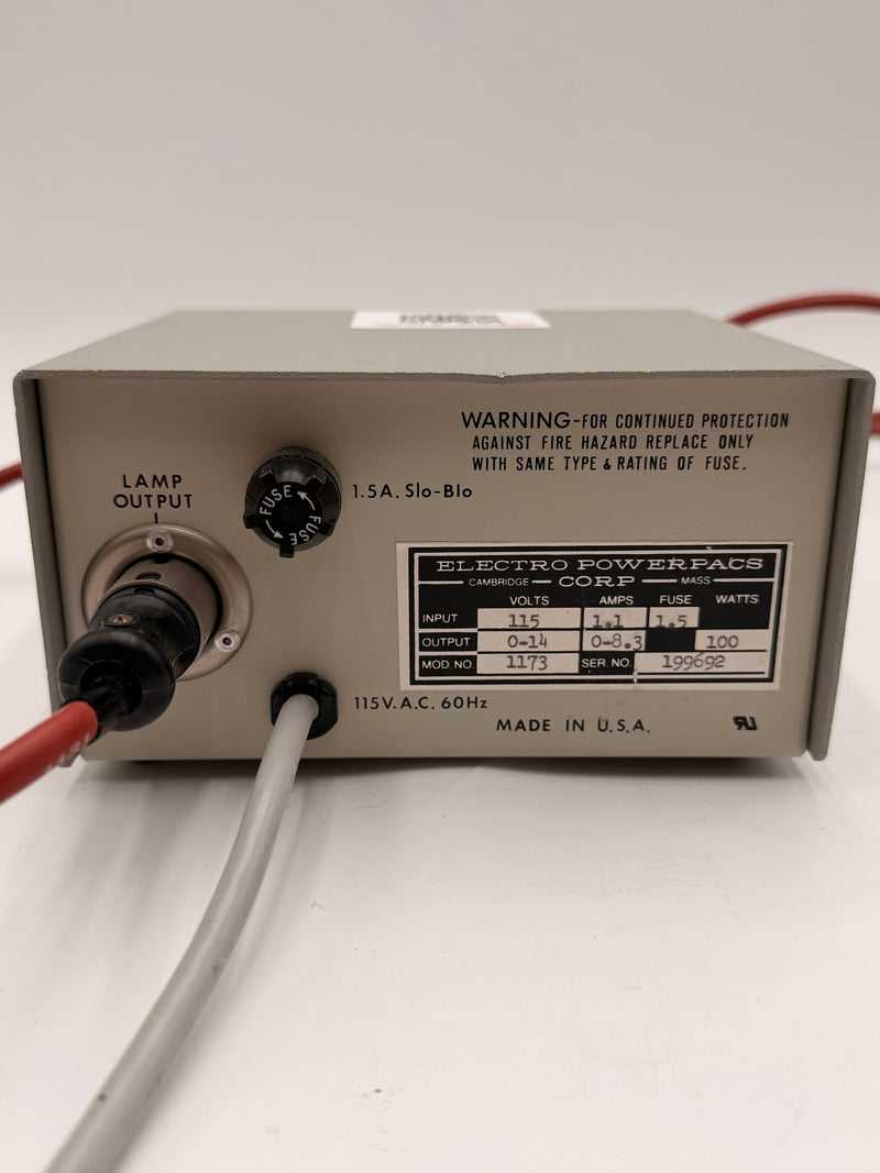 Ernst Leitz Wetzlar 050260 Halogen Light Source System