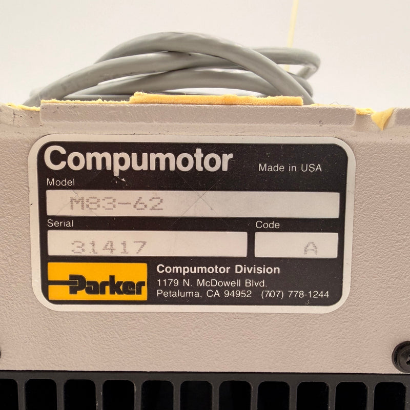 Compumotor M 83 62 Stepper Motor / Drive System