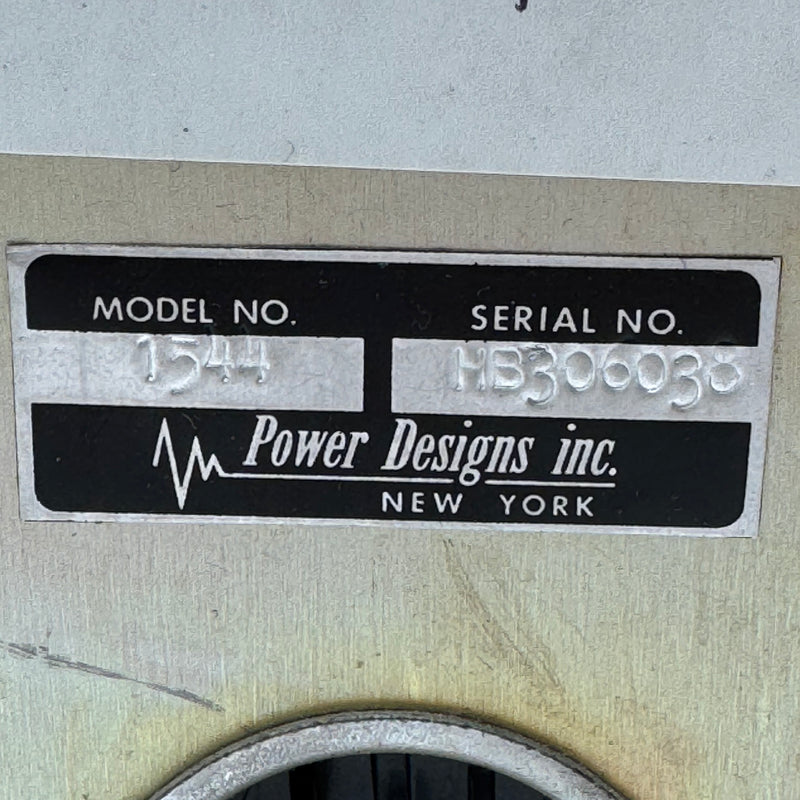 Power Design HV 1544 High Voltage Power Supply