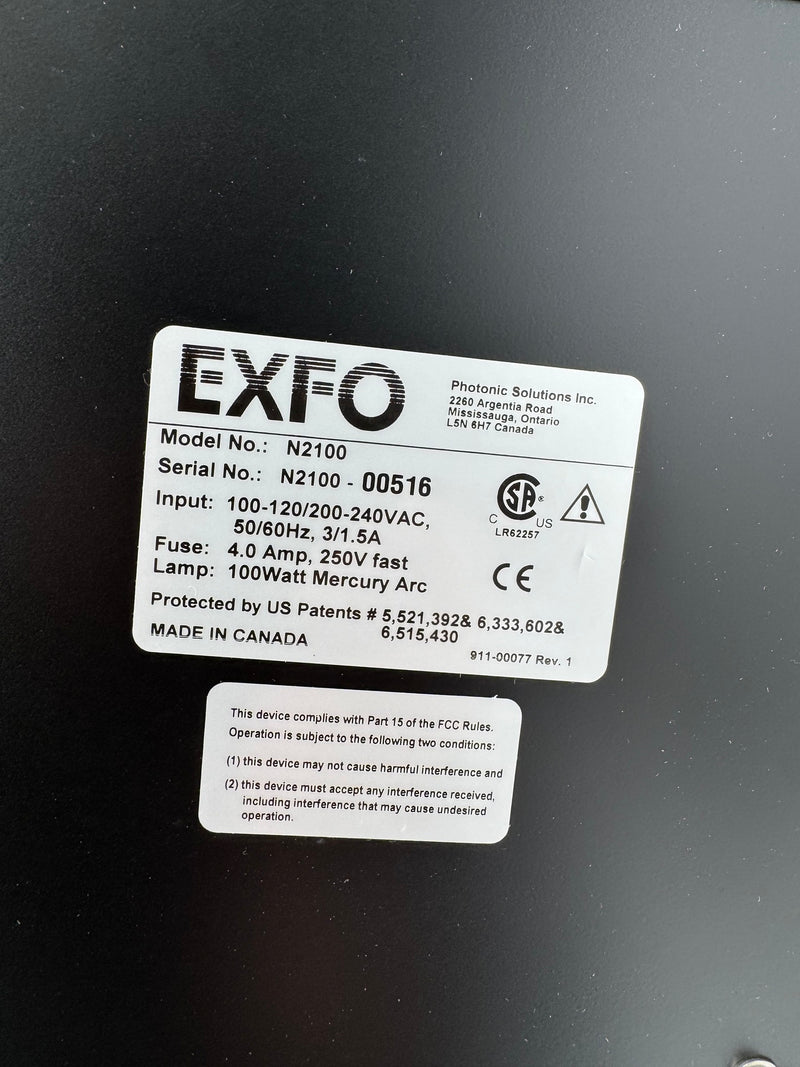 EXFO N 2100 Power Supply / Light Source Controller