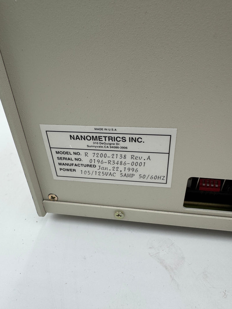 ONTO / Nanometrics Nanospec AFT 4150 Thin Film Measurement System