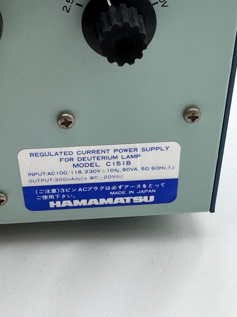 Hamamatsu C 1518 Power Supply