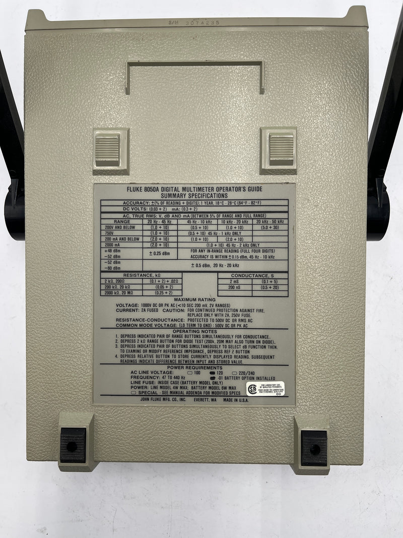 Fluke 8050 A DMM (Digital Multimeter)