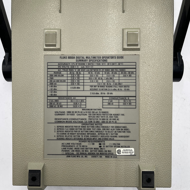 Fluke 8050 A DMM (Digital Multimeter)