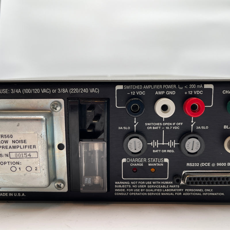 Stanford Research Systems (SRS) SR 560 Low-Noise Preamplifier