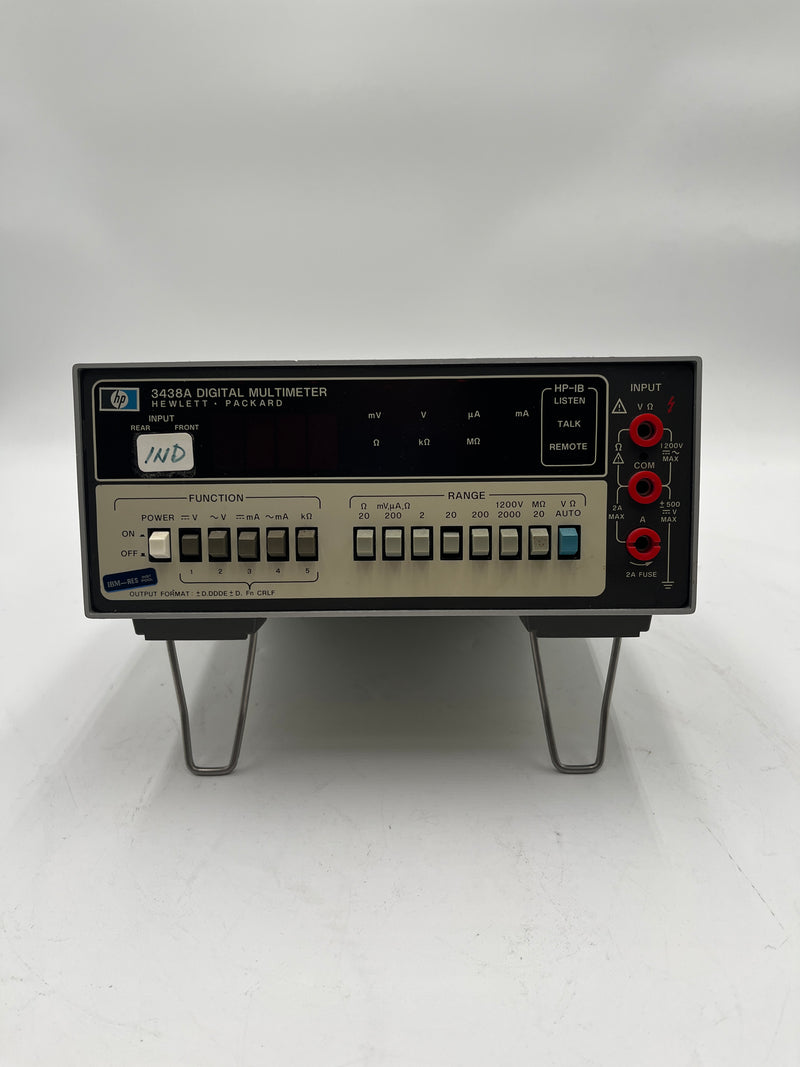 Agilent 3438 A DMM (Digital Multimeter)