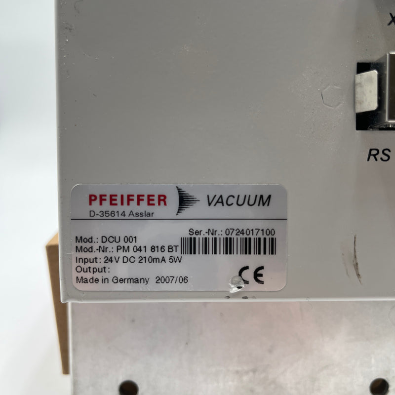Pfeiffer PM 041 816 BT DCU (Digital Control Unit)