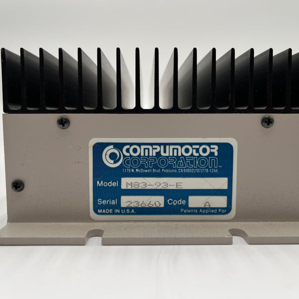 Compumotor M 83 93 E Stepper Motor Drive / Controller