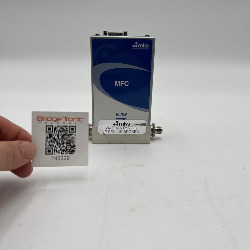MKS GE 50 A 0 A 08203 S 5 V 020 MFC (Mass Flow Controller)