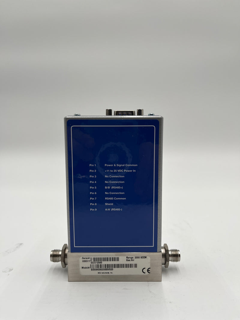 MKS GE 50 A 0 A 08203 S 5 V 020 MFC (Mass Flow Controller)