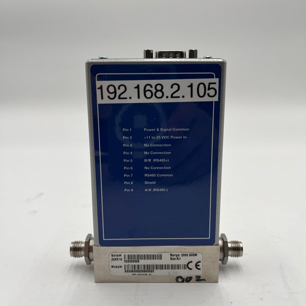 MKS GE 50 A 082 B 03 SV 020 MFC (Mass Flow Controller)