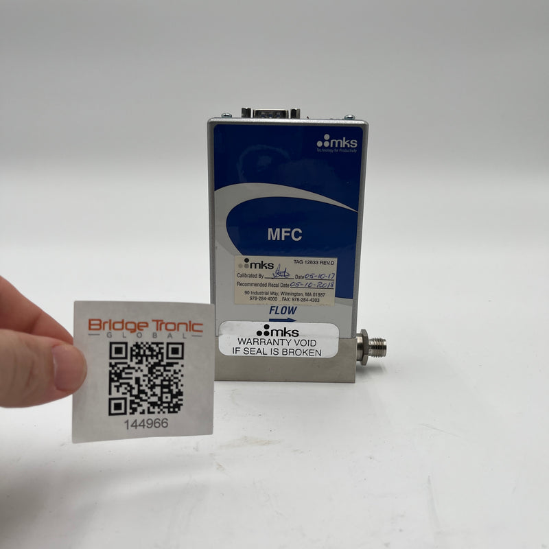 MKS GE 50 A 0082038 SV 020 MFC (Mass Flow Controller)