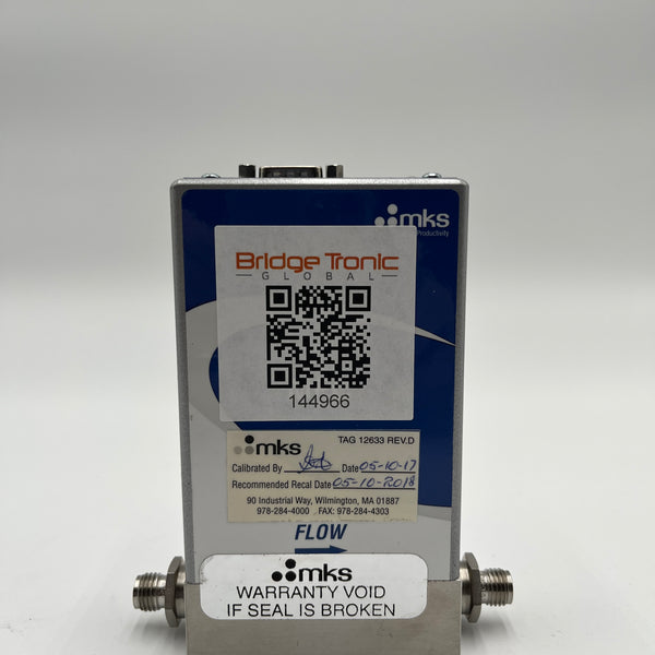 MKS GE 50 A 0082038 SV 020 MFC (Mass Flow Controller)
