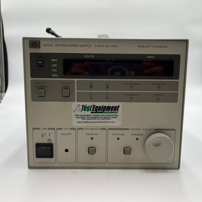 Agilent 6033 A Power Supply