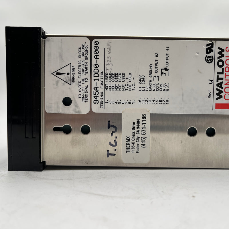 Watlow 945 A 1 DD 0 A 000 Process Controller