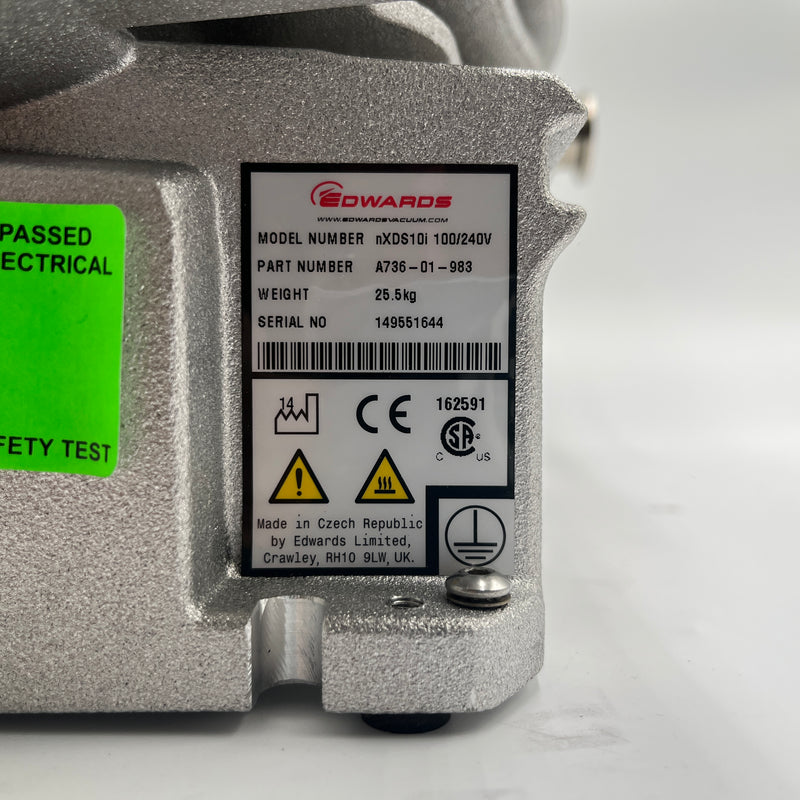 Edwards nXDS 10 i Dry Scroll Pump