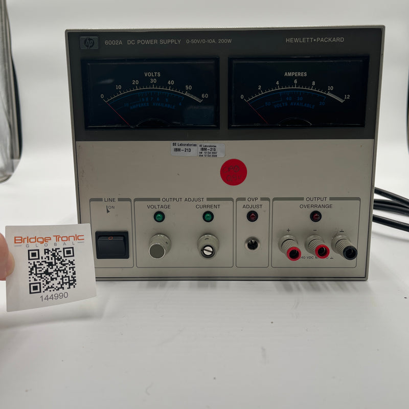 Agilent 6002 A DC Power Supply