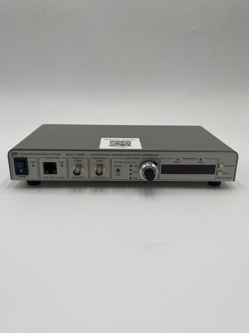 Stanford Research Systems (SRS) QCM 200 Quartz Crystal Microbalance Digital Controller