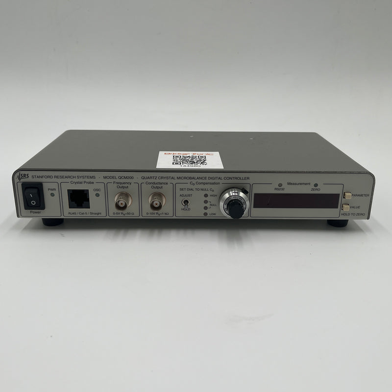 Stanford Research Systems (SRS) QCM 200 Quartz Crystal Microbalance Digital Controller
