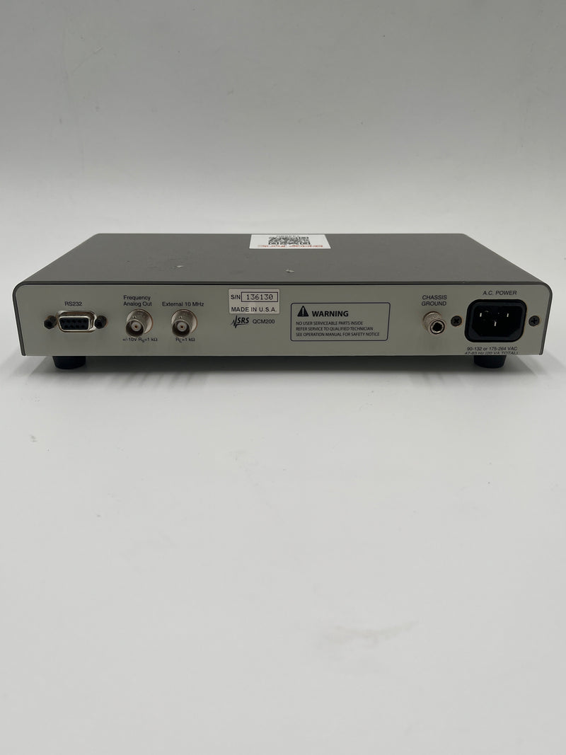Stanford Research Systems (SRS) QCM 200 Quartz Crystal Microbalance Digital Controller