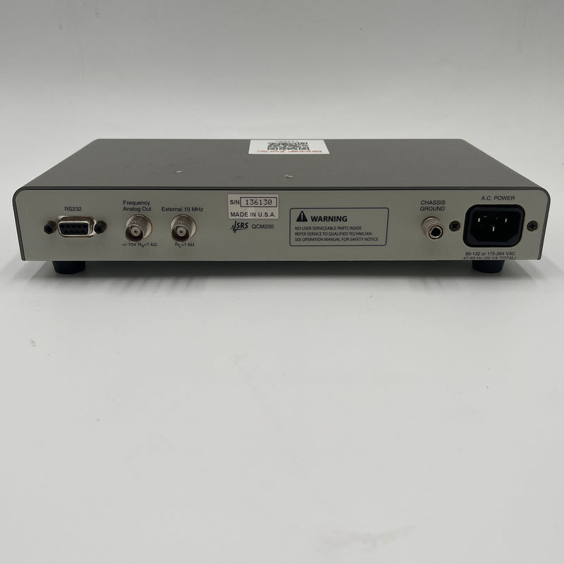 Stanford Research Systems (SRS) QCM 200 Quartz Crystal Microbalance Digital Controller