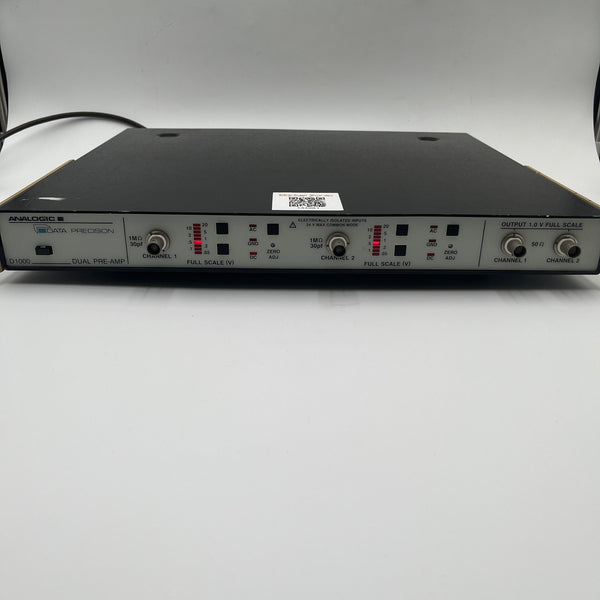 Data Precision D 1000 Dual Pre-Amplifier