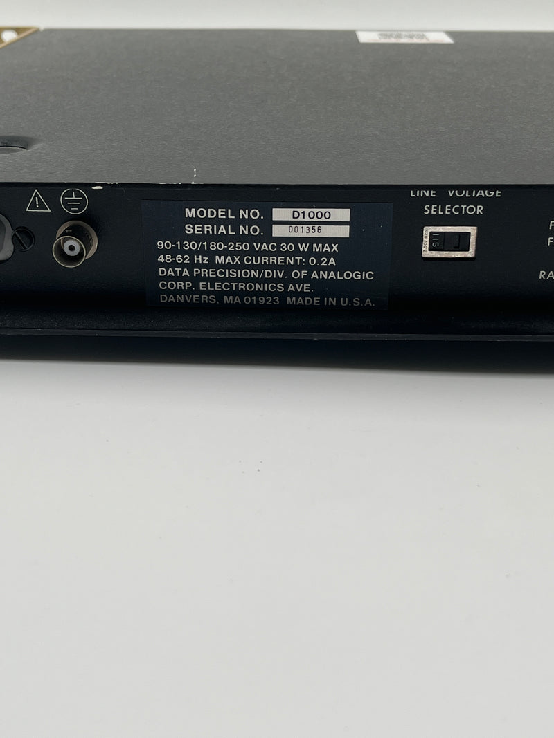 Data Precision D 1000 Dual Pre-Amplifier
