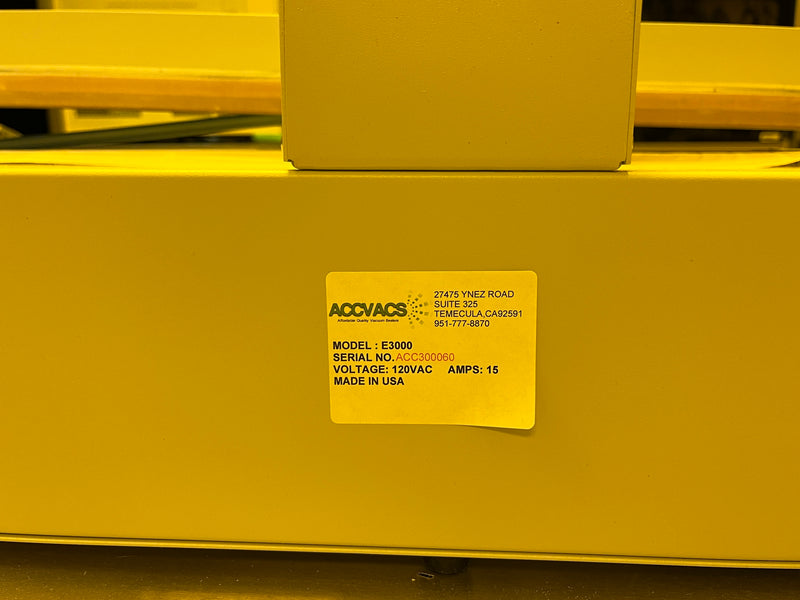 ACCVACS E 3000 D Vacuum Sealer