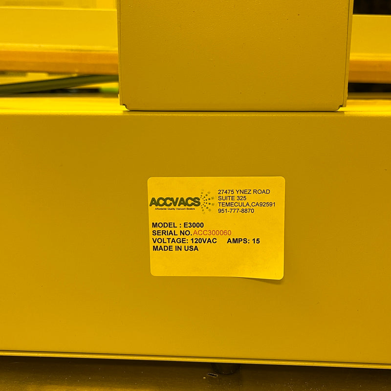 ACCVACS E 3000 D Vacuum Sealer