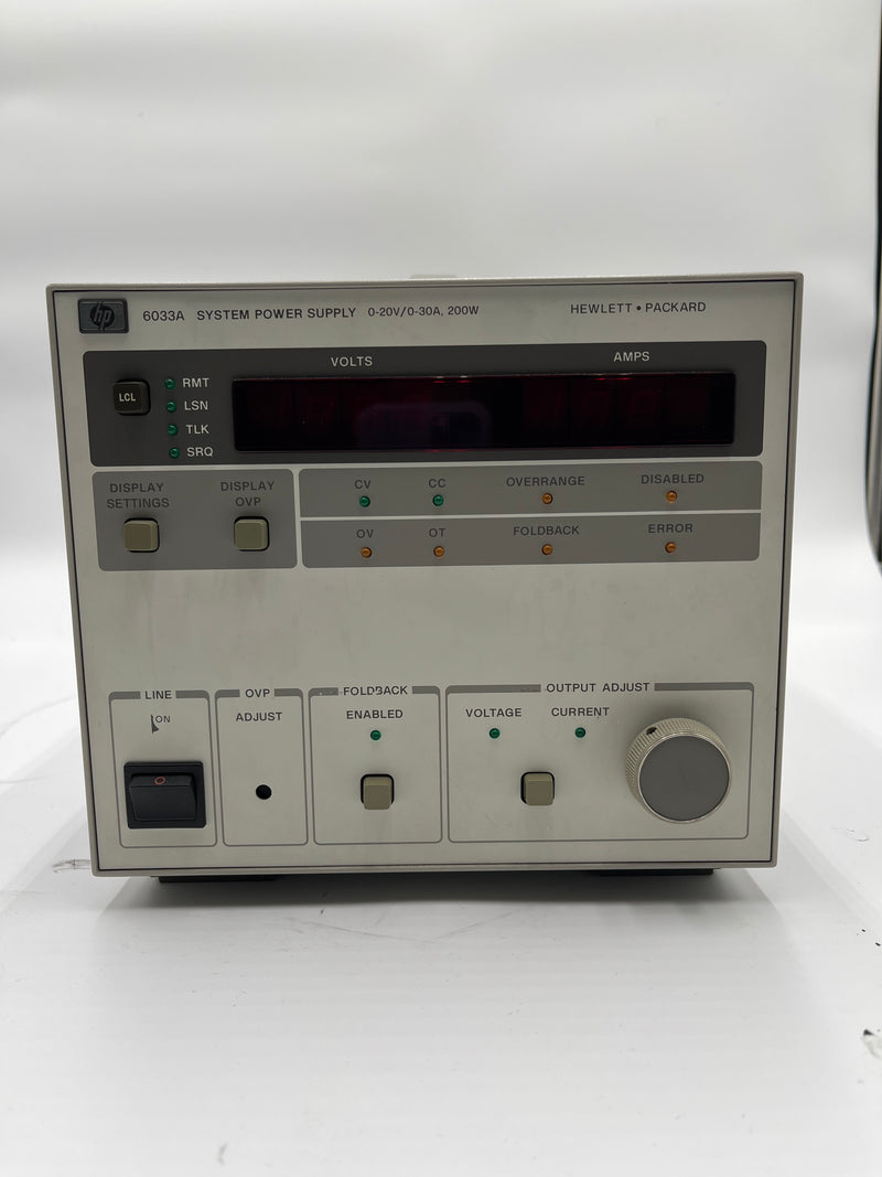 Agilent 6033 A Power Supply
