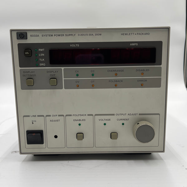 Agilent 6033 A Power Supply
