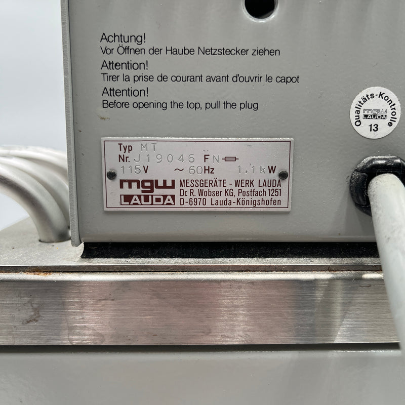 MGW Lauda M 3 Water Bath