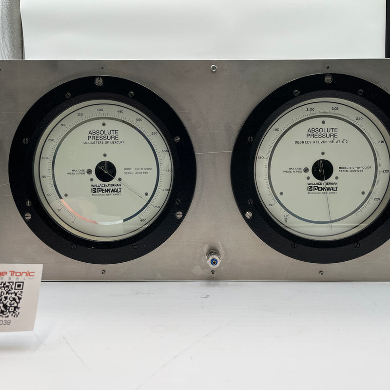 Wallace & Tiernan Pennwalt 6 C 0 0600 / 4 G 0 0000 F Gauge