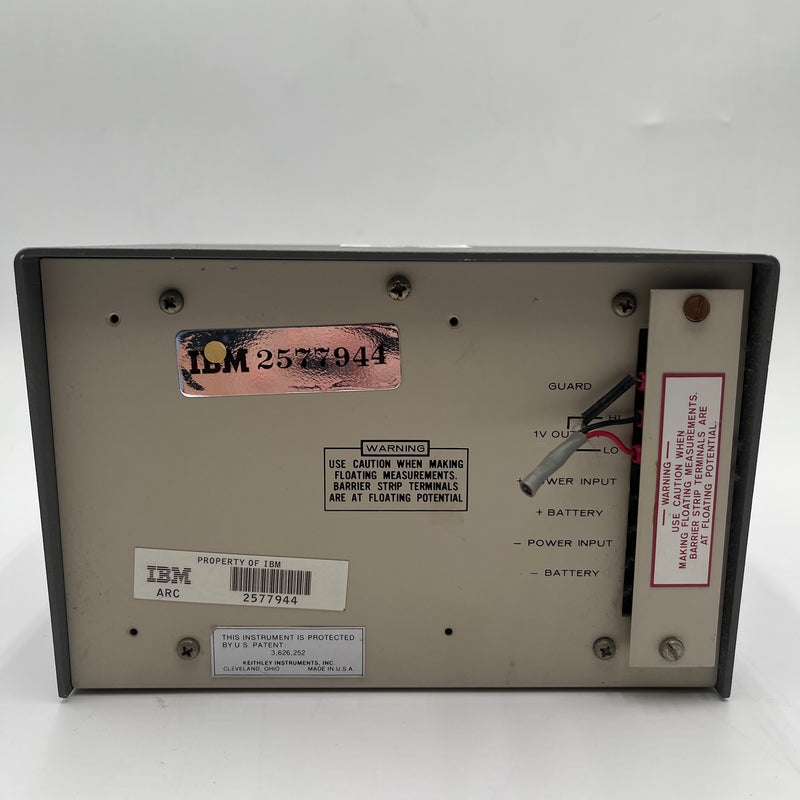 Keithley 155 Null Detector Microvoltmeter