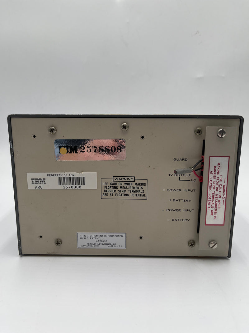 Keithley 155 Null Detector Microvoltmeter
