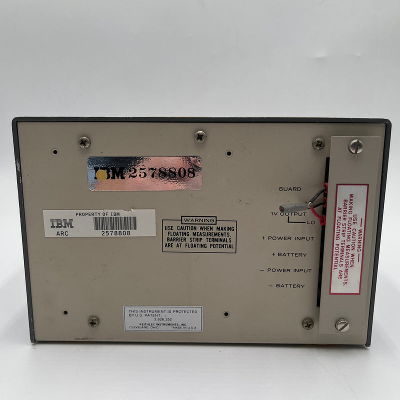 Keithley 155 Null Detector Microvoltmeter