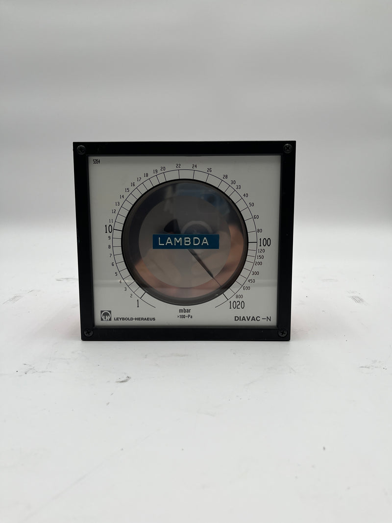 Leybold Heraeus DIAVAC N Diaphragm Vacuum Gauge