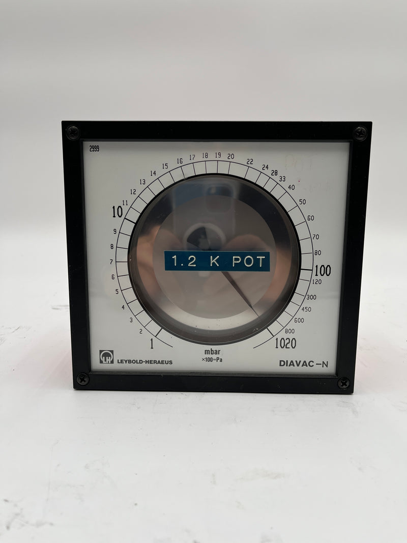 Leybold Heraeus DIAVAC N Diaphragm Vacuum Gauge