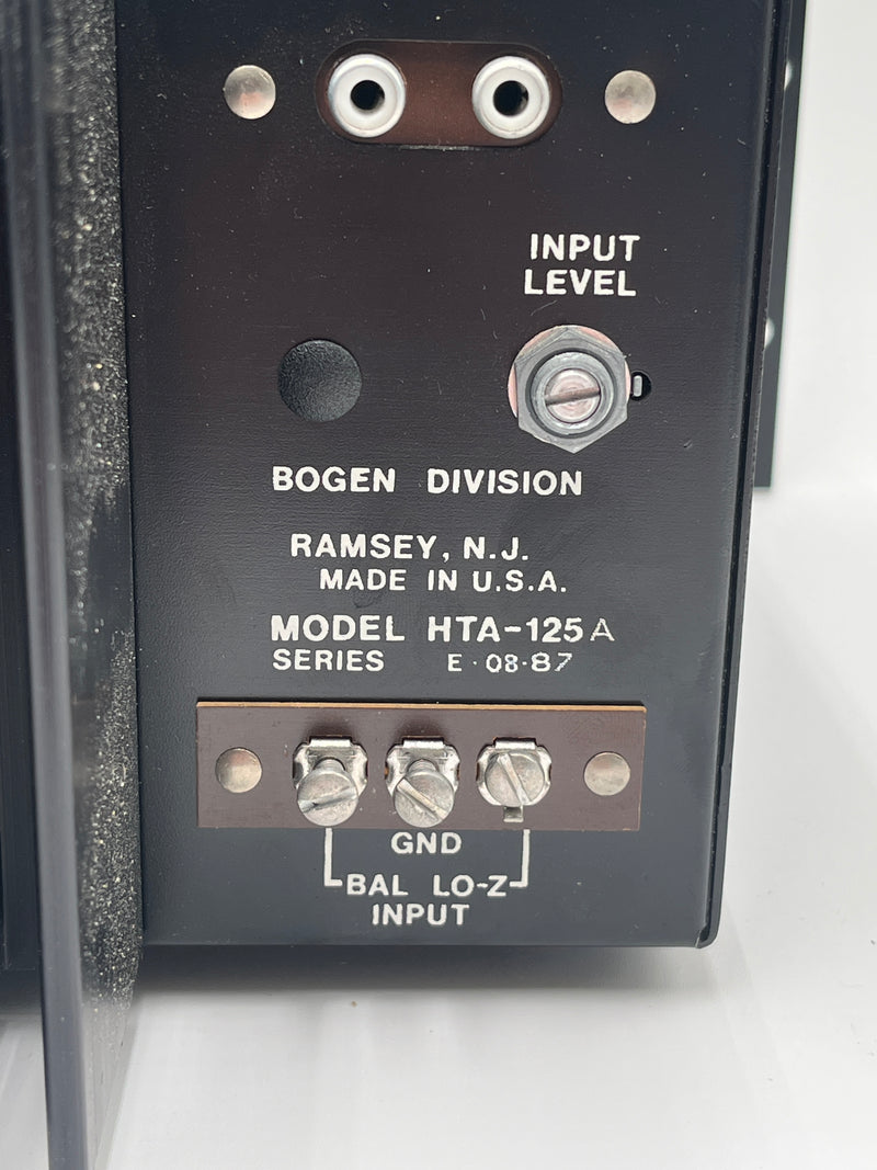 Bogen HTA 125 A Power Amplifier