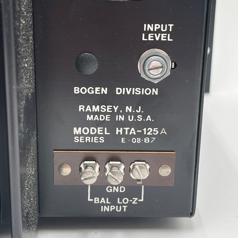 Bogen HTA 125 A Power Amplifier